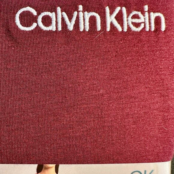 New Calvin Klein Women's Pajama Set Size L Porto Red Laungewear Cottagecore Cozy - Picture 8 of 16